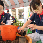 透過植樹活動落實減碳淨零計畫，新業以實際行動展現對這片土地的關懷，為環境共生、守護生物多樣性而努力。