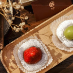 來自台中在地店家，榮獲「台中十大伴手禮首獎」的草莓大福，質感與心意並重的伴手禮，為生活注入點儀式感。